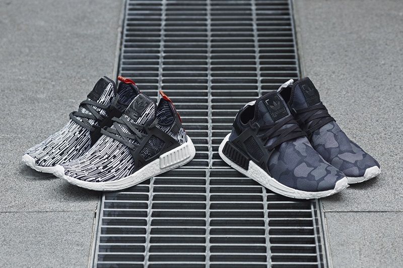 adidas Originals 高雄文橫經典門市限定獨賣 數碼黑白NMD_XR1 PK與黑迷彩NMD_XR1鞋款 NTD5,990(男性鞋款)