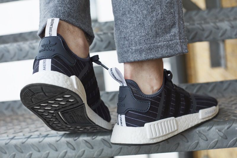 adidas Originals 與日本潮流品牌BEDWIN聯名款黑色NMD_R1 NTD6,200(男性鞋款)