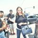 好萊塢女星珍妮佛嘉納(Jennifer Garner)手提Palazzo Empire黑色牛皮提包於LAX機場, NT$106,000