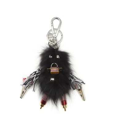 PRADA 黑色RUFUS機器人吊飾 $9,500