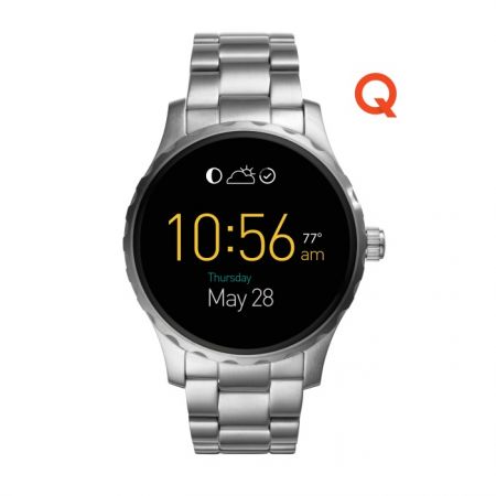 Fossil Q Marshal 觸控式螢幕配銀灰色鋼帶(FTW2109),NT$10,500
