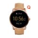 Fossil Q Wander 觸控式螢幕配淺咖啡色皮革錶帶(FTW2102),NT$10,500