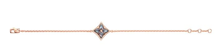 Louis Vuitton Blossom珠寶系列 Color Blossom銀灰珍珠母貝手鍊 Q95486 TWD$94,500