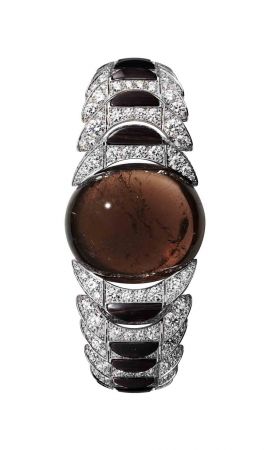 卡地亞 L’Odyssée de Cartier 頂級珠寶系列凸圓形切割棕色碧璽手環