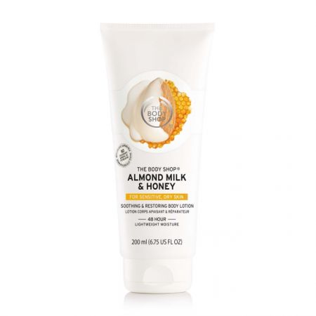 THE BODY SHOP杏奶花蜜滋養身體菁華乳,$740/200ml
