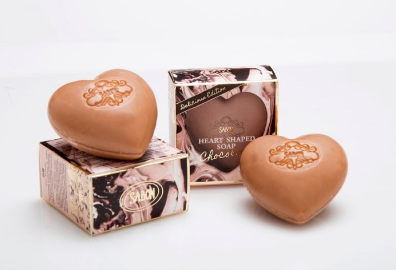 SABON愛戀巧克力心型香氛皂Soap Heart Shaped 50g /NT$280