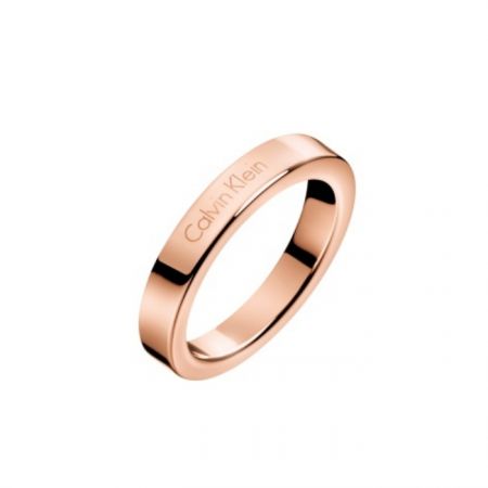 Calvin Klein Hook系列 PVD玫瑰金戒指 NT 2,000