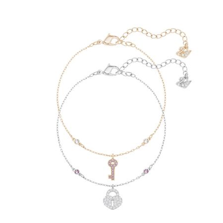 Crystal Wishes Key 手鏈 套裝, 粉紅色 NT$4,490
