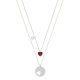 Crystal Wishes Heart 鏈墜套裝, 紅色 NT$4,990