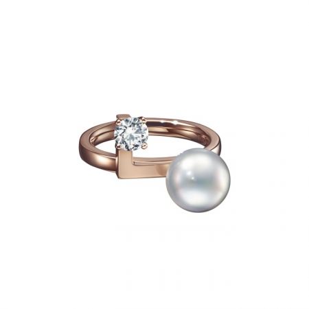 TASAKI balance note diamond鑽石珍珠櫻花金戒指 NT$196,000