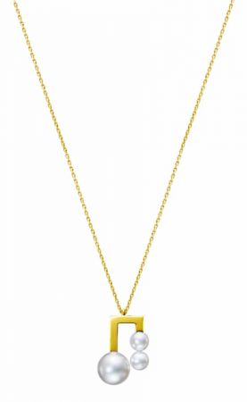 TASAKI balance note diamond珍珠黃金項鍊 NT$54,100
