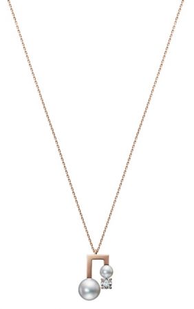 TASAKI balance note diamond鑽石珍珠櫻花金項鍊 NT$132,000