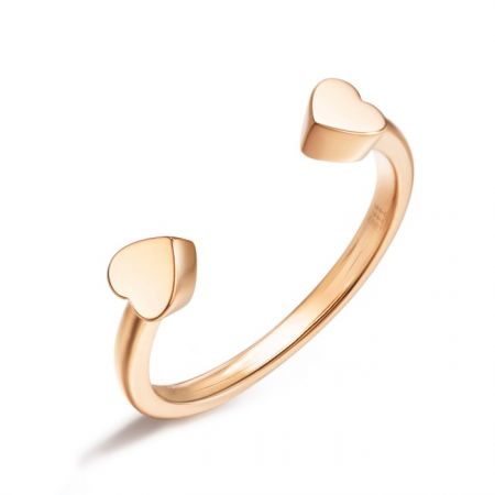 點睛品 Fingers Play 「指玩」18K玫瑰金戒指 NT$5,600
