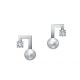 TASAKI balance note diamond鑽石珍珠白K金耳環 NT$132,000