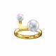 TASAKI balance note diamond珍珠黃金戒指 NT$57,400