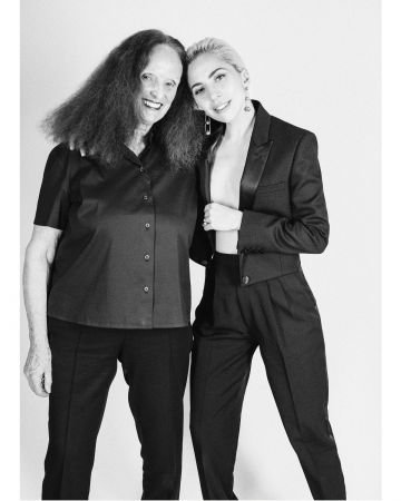 Grace Coddington and Lady Gaga