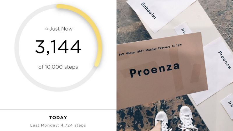 Day 52月13日,星期一今天第一場秀是Proenza Schouler,辦在很像荒廢一處工地內,好酷!