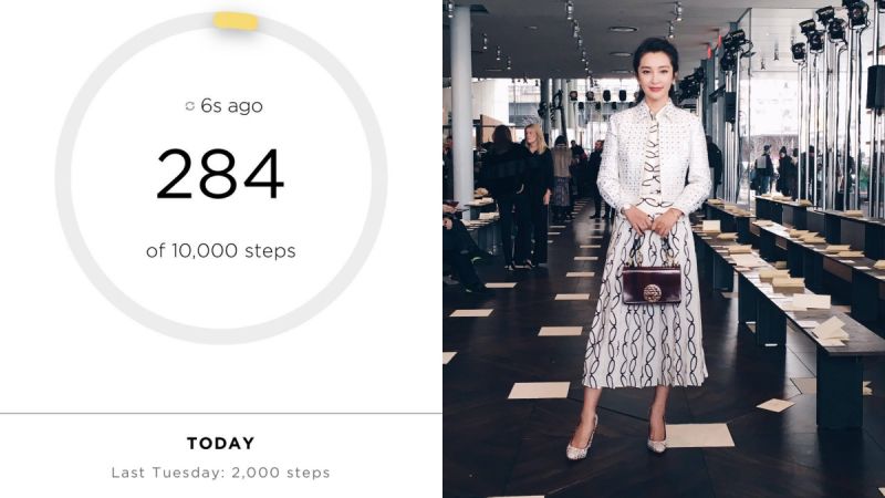 Day 62月14日,星期二今天第一場秀是Tory Burch,在現場遇到李冰冰,真性情的她還一直叫大家站遠一點拍才不會把她拍胖~