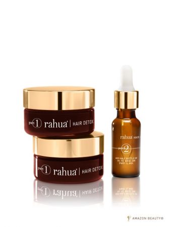 rahua 神奇核果淨化重生髮浴組 NT$3950/組(深層淨化基底乳霜 45ml*2|賦活精露 15ml*1 )