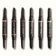 Dual-Ended Long-Wear Cream Shadow Sticks 雙色流雲持久防水炫彩眼影筆 1.6g/NT$1,150(由左至右)色號:#Peach Mimosa/Taupe粉桃/褐棕、#Truffle/Bronze松露/古銅、#Greige/Midnight裸灰/夜藍、#Nude Beach/Coffee Bean粉金/暖砂、#Dusty Mauve/Malted Pink紫褐/麥芽粉、#Pink Sparkle/Heather Steel晶鑽粉/褐鐵灰