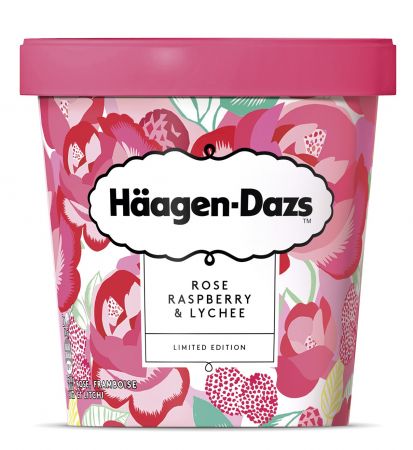 Häagen-Dazs春日限定口味- 玫瑰荔枝覆盆子冰淇淋