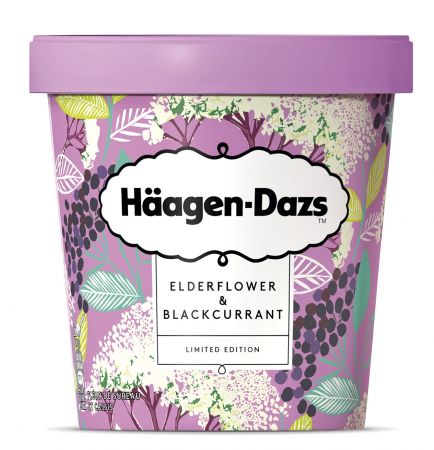 Häagen-Dazs春日限定口味- 接骨木花黑醋栗冰淇淋