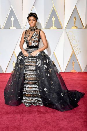 Janelle MonaeIn Elie Saab Couture