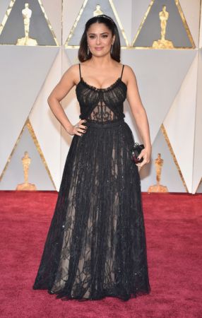Salma HayekIn Alexander McQueen