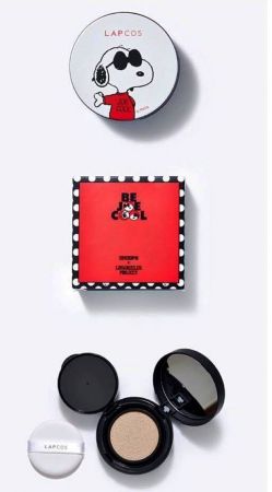 經典漫畫角色史努比的限定版氣墊粉盒