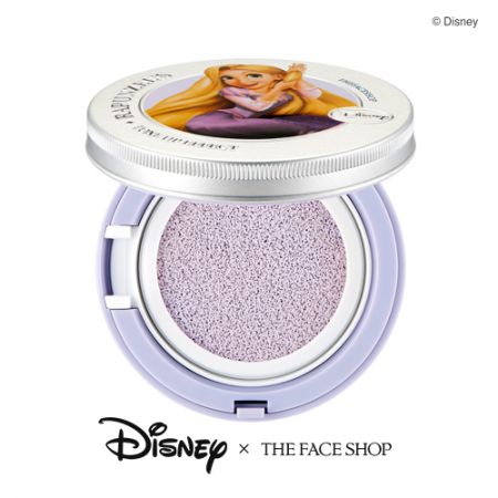 THE FACE SHOP DISNEY系列美肌亮顏飾底氣墊(長髮公主款)15g,NT980