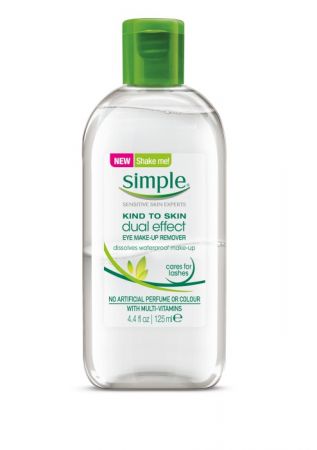 Simple雙效輕柔眼部卸妝液,125ml,NT$ 299