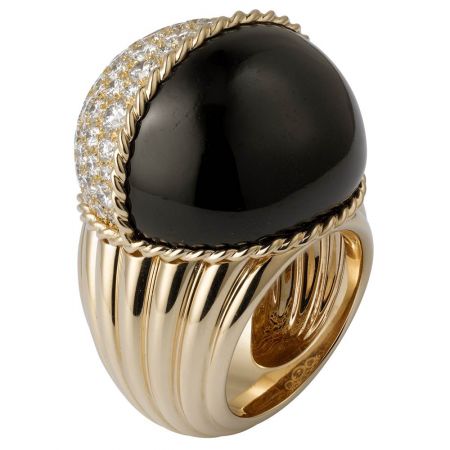 Paris Nouvelle Vague系列Delights縞瑪瑙戒指,Cartier