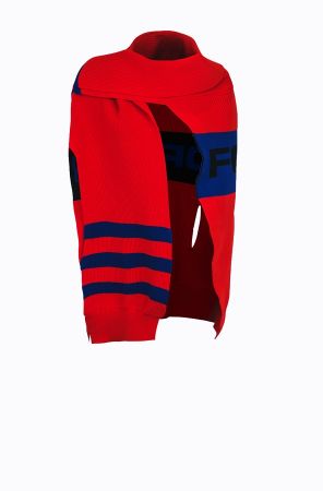 Rykiel For Ever 標語針織斗篷(紅黑藍) @CLUB DESIGNER $18,300
