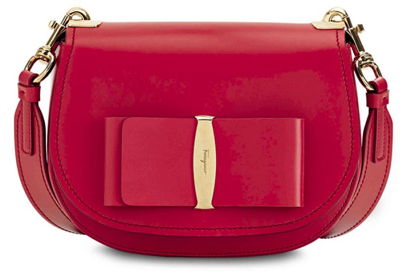 VARA LUX系列紅色牛皮肩背包NT$53,900