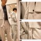 【LOOK 2】型塑時髦都會歐巴必備單品:西裝套裝+T恤不喜歡西裝成套給人老叩叩的感覺,日本設計師品牌ETHOSENS的西裝會讓你改觀!跳脫傳統版型的設計,再內搭上線條印紋的黑色T恤,透過西裝外套前片的橫式剪裁細節穿出新意。