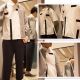 【LOOK 3】簡約氣質文青路線必備單品:襯衫+短外套+打褶褲具有設計感的襯衫總是能讓男友的好感度與氣質瞬間提升!以still by hand打褶無領襯衫外套加上ETHOSENS俄羅斯方塊短袖襯衫,搭配CURLY打褶寬褲,以黑灰白色系穿搭質感造型。