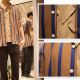 【LOOK 4】以搭疊玩出豐富層次必備單品:條紋襯衫+針織上衣+西裝褲經典的條紋襯衫是男人衣櫥裡的必備單品之一,FILTER以libertine條紋短袖襯衫內搭上ETHOSENS編織短袖上衣,讓條紋圖樣與內搭的上衣細節交織出令人玩味的視覺,再搭配上ETHOSENS羊毛西裝褲,輕易穿搭出正式也可休閒的日常造型。