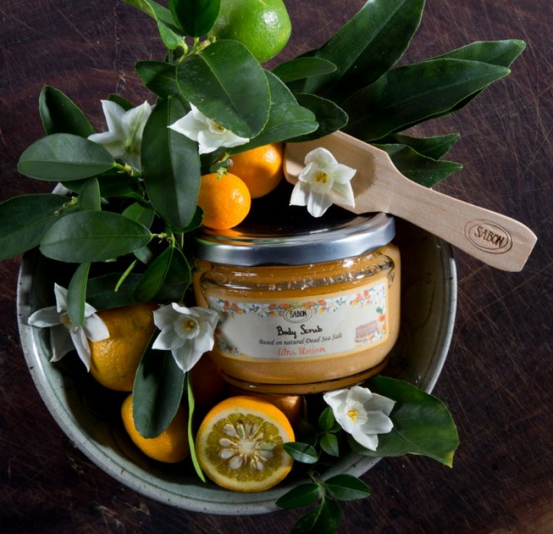 SABON 橙花漫舞身體磨砂膏,320g/NT$1,480