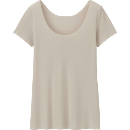 UNIQLO女裝 AIRism無縫T恤(短袖) NT$390