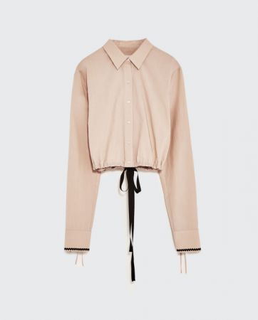 ZARA 帶飾短版襯衫 NT2790