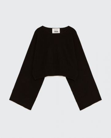 ZARA 短版喀什米爾羊毛針織衫 NT5490