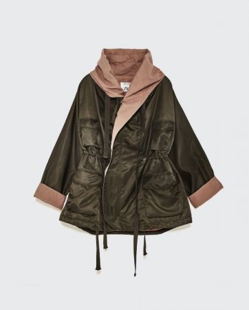 ZARA 拼接派克外套 NT8490