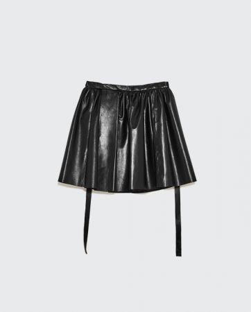ZARA 真皮迷你裙 NT5490