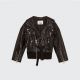 ZARA 綁帶羊皮夾克 NT10990
