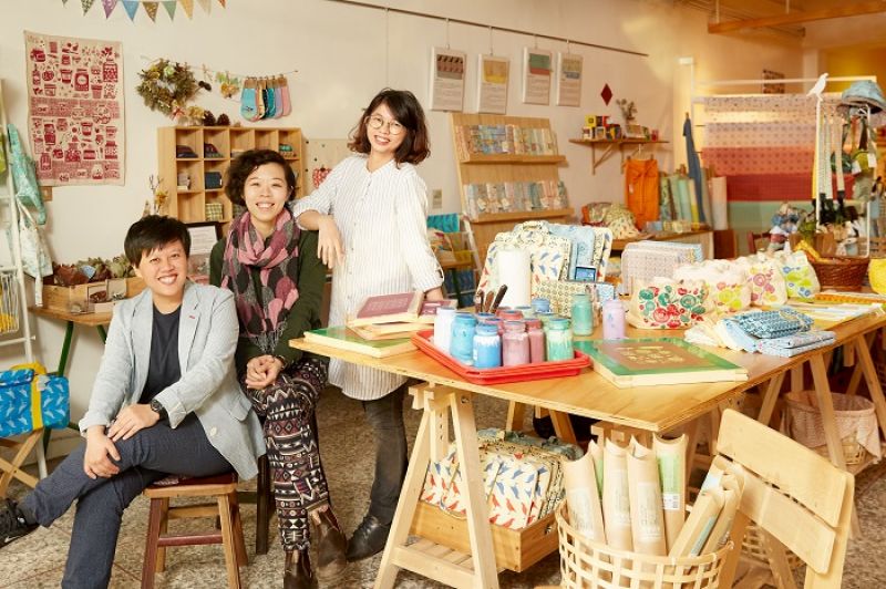 (由左至右)邱瓊玉、沈奕妤、蔡玟卉