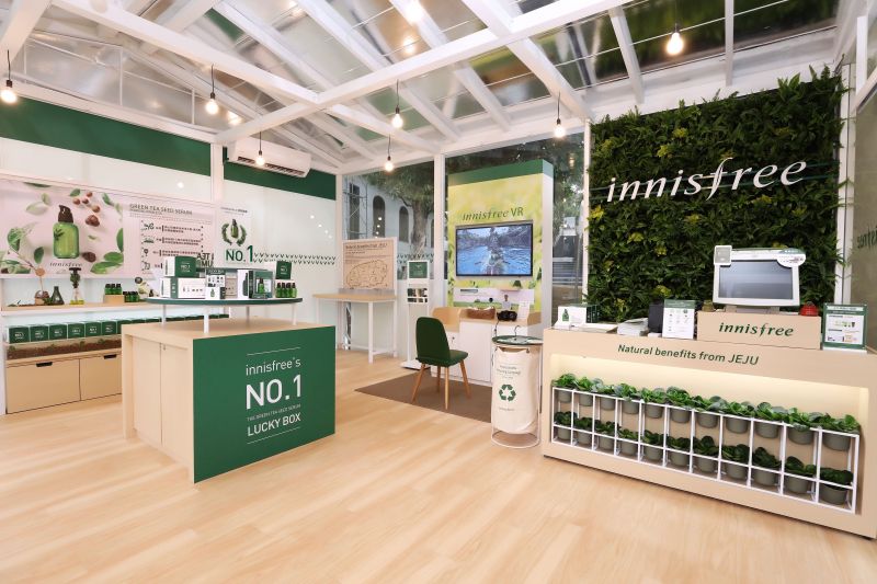 innisfree No.1 Pop-up store 華山綠色快閃店