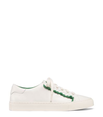 荷葉邊裝飾平底鞋,Tory Burch,NT11,900。