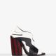 雙色拼接粗高跟露趾涼鞋,Proenza Schouler,NT30,500。