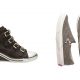 左至右:ASH真皮星星高筒鞋 (bluebell),原價NT$9,280/特價NT$3,712 (4折)、VANS灰色毛線編織設計懶人鞋,原價NT$2,180/特價NT$990 (約45折)