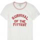 粉色緄邊 T-shirt,Maison Scotch。